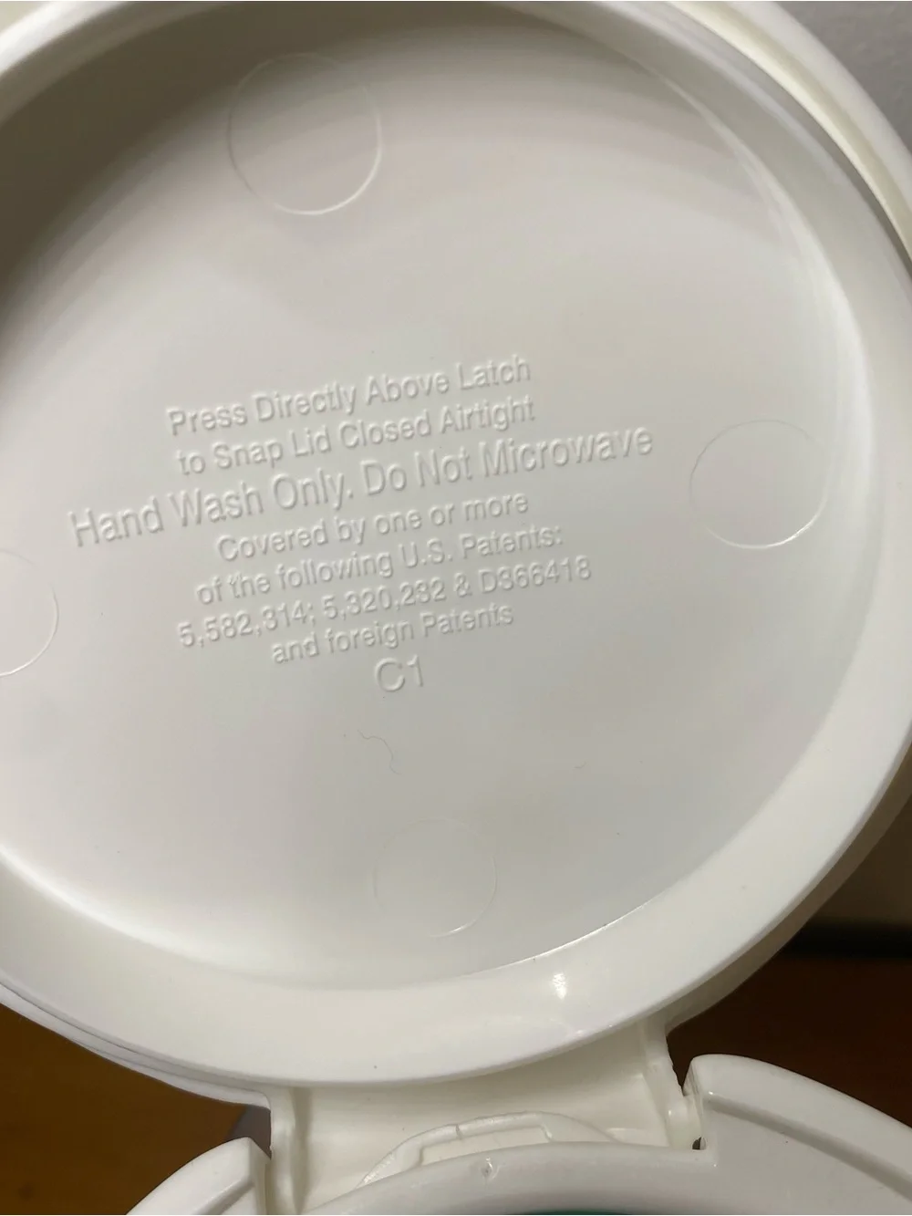 Snapware needs cleaned
